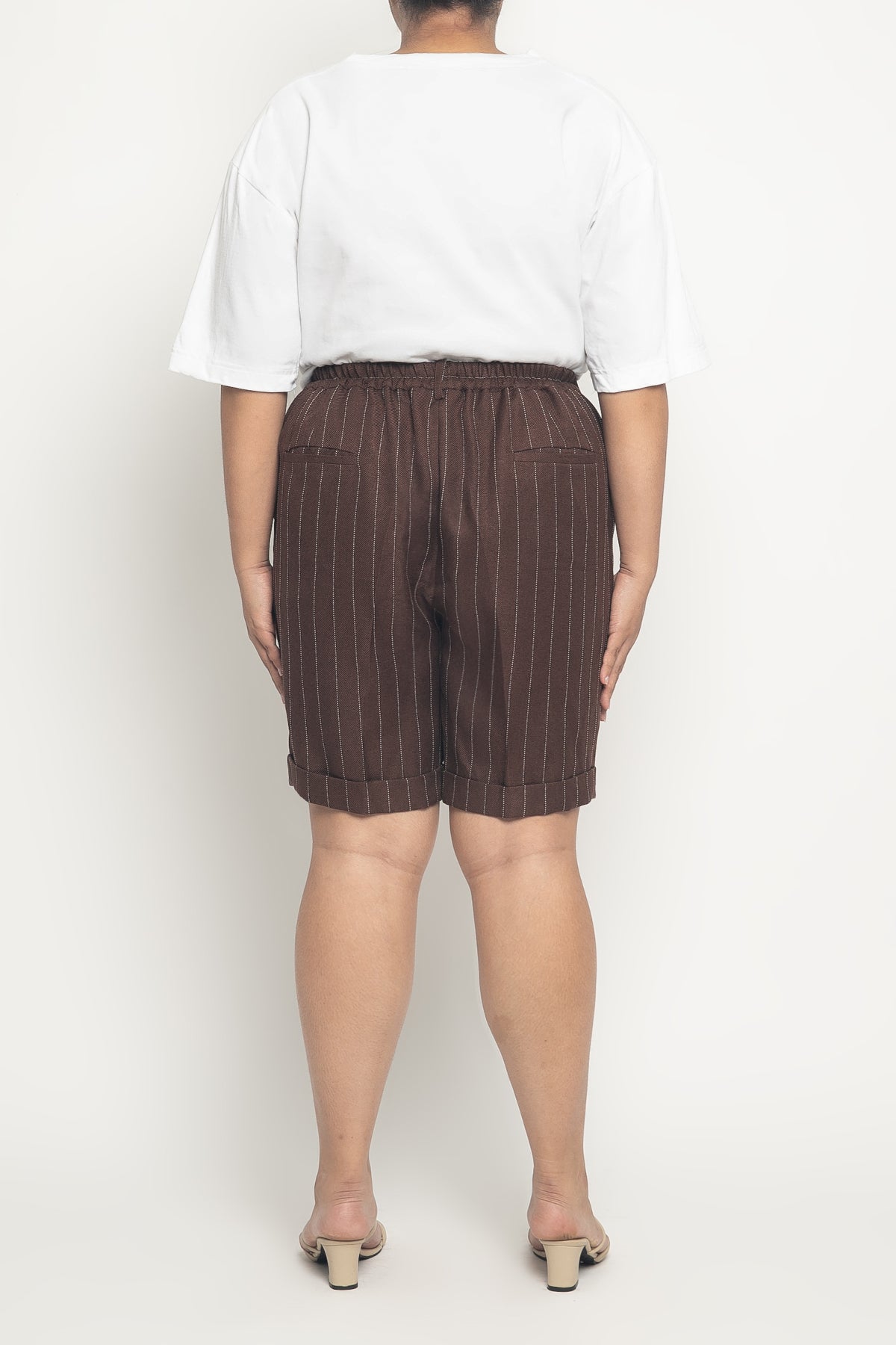 Modern Pants in Stripe Brown