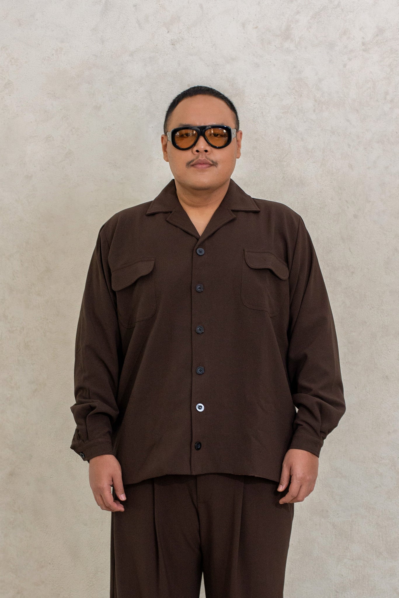 Roen Shirt in Brown