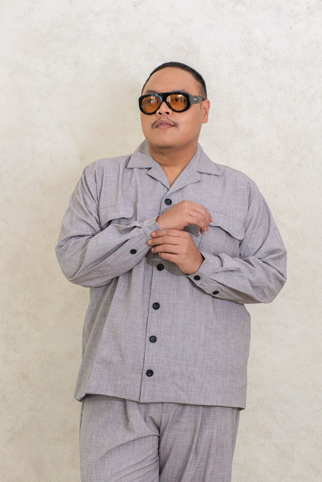 Roen Shirt in Grey