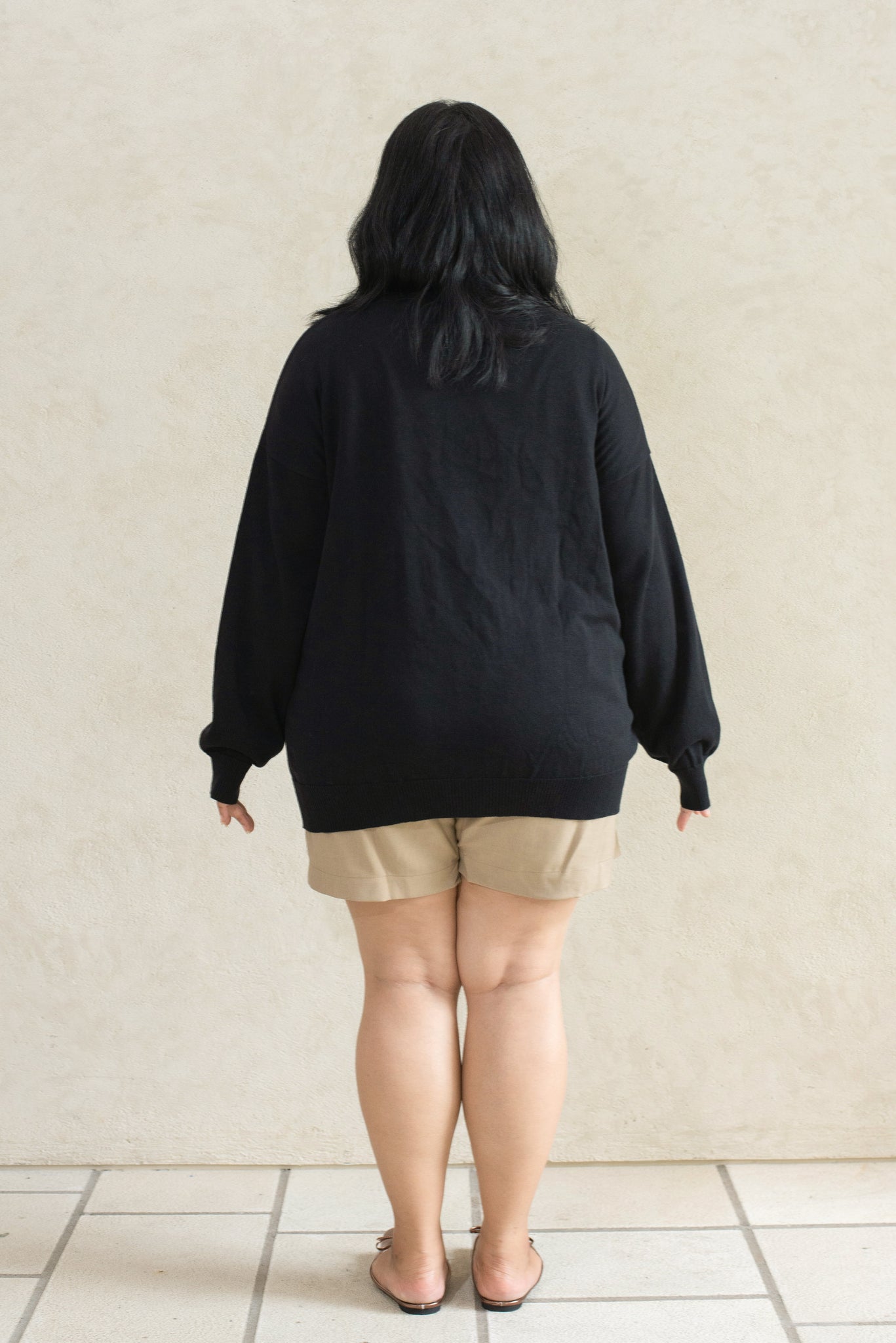 Hikari Cardigan M in Black