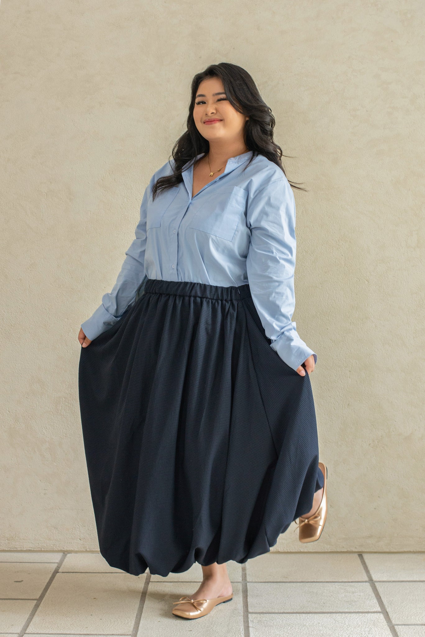 Sera Skirt in Navy