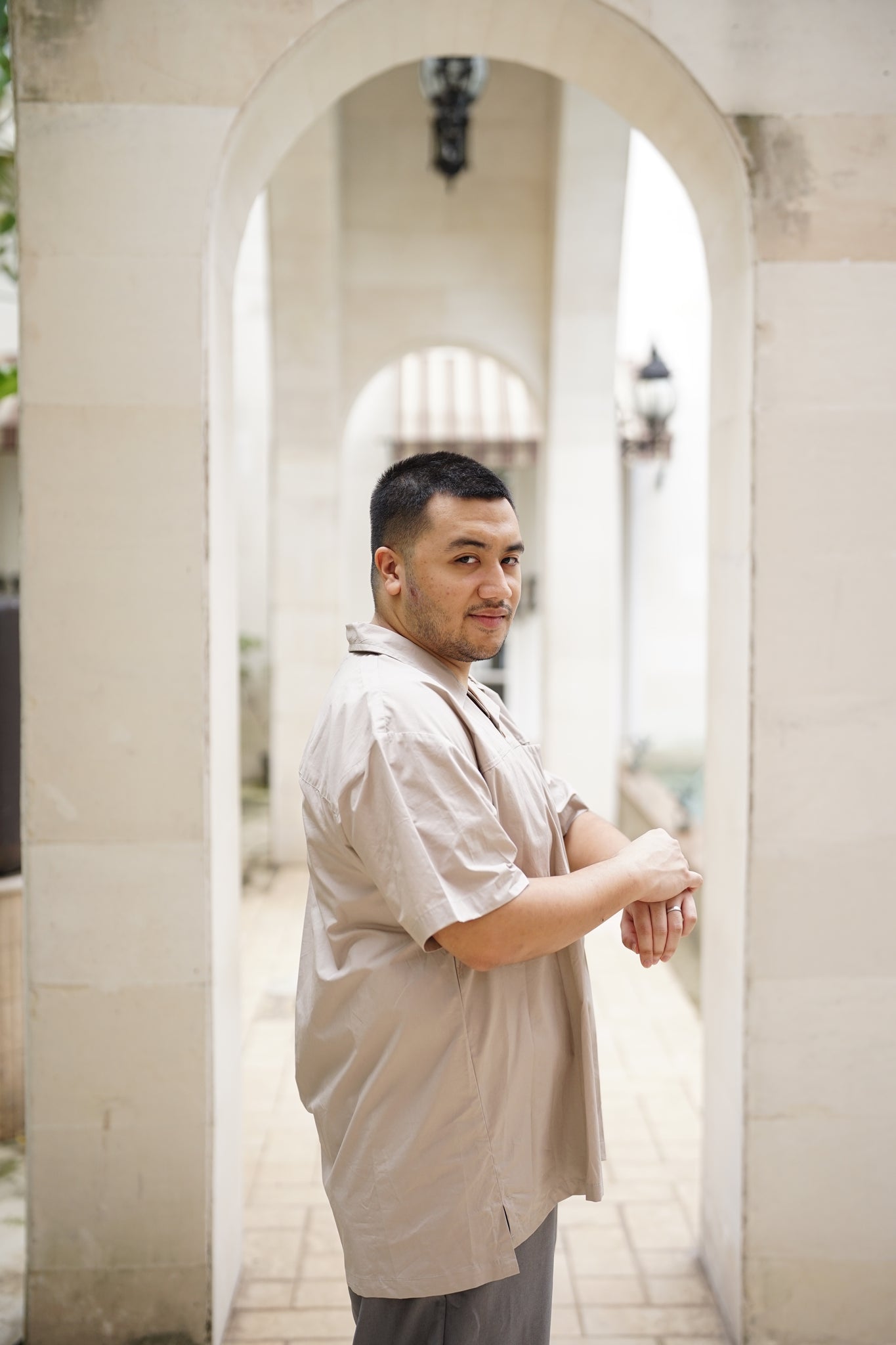 Nomad Shirt in Sandstone